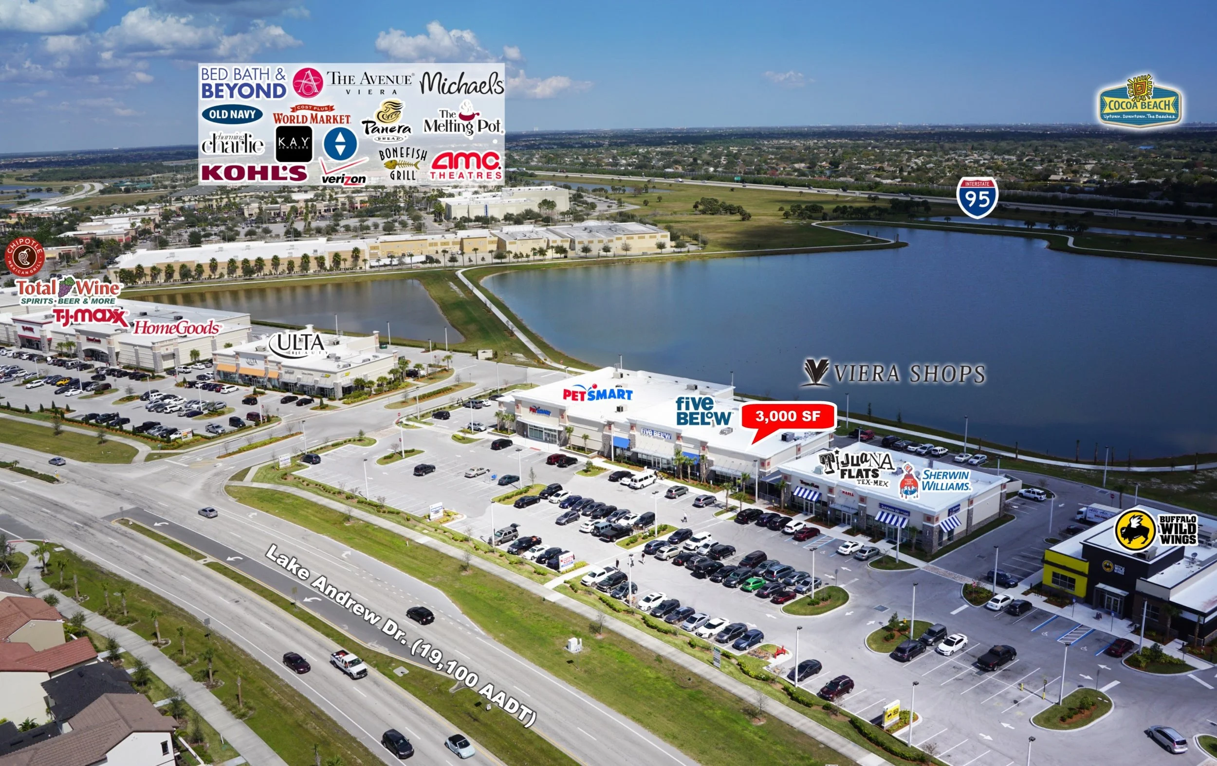 Viera Shops Retail Aerial