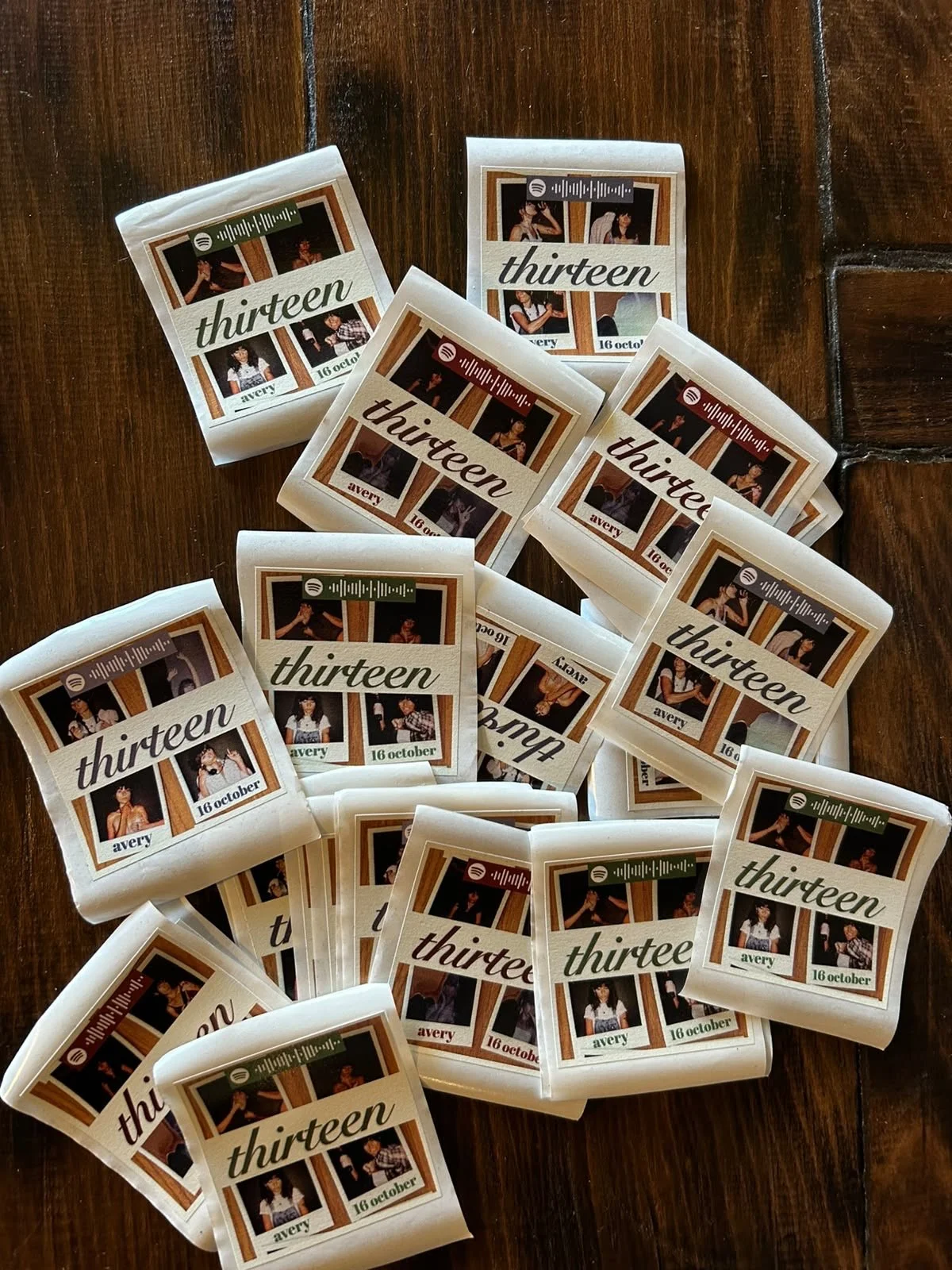 five stickers