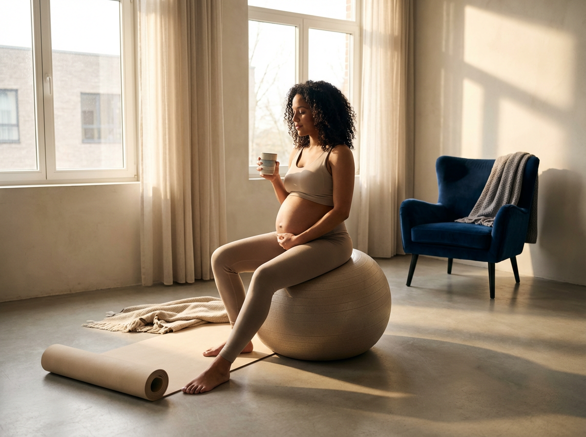 Prenatal Yoga Session