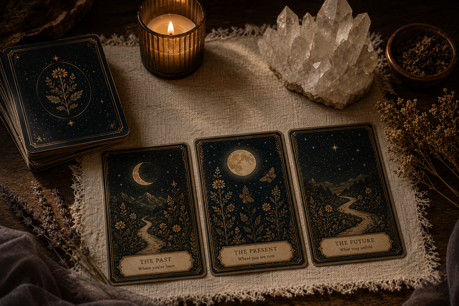 3 Card Oracle/Tarot Reading & Seasonal Guidance *Keepsake Edition*