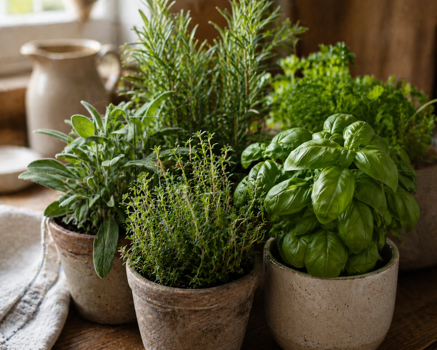 How to Grow Herbs Indoors for Cooking and Healing
