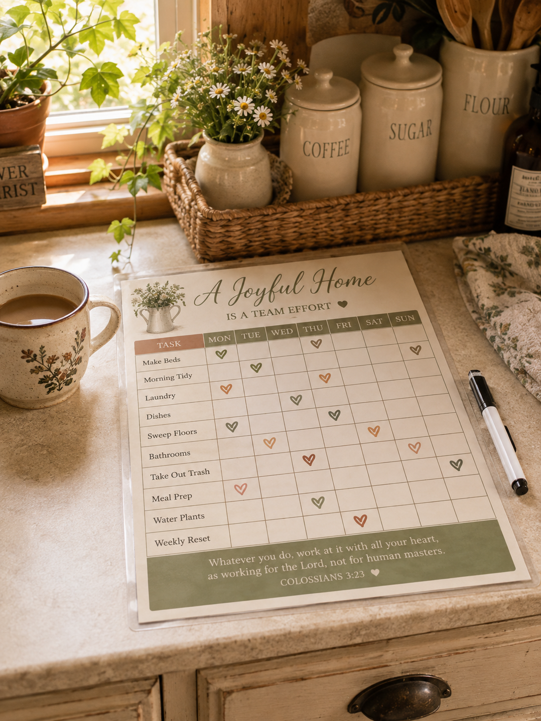 How to Build a Weekly Homemaking Schedule