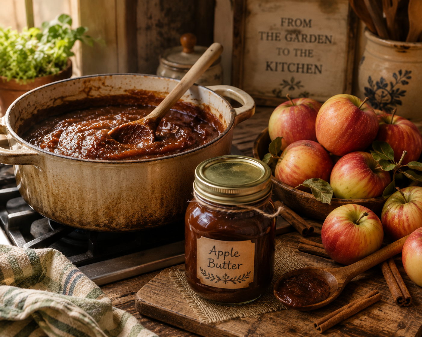 Old-Fashioned Apple Butter Recipe: Easy Stovetop Method With No Pectin