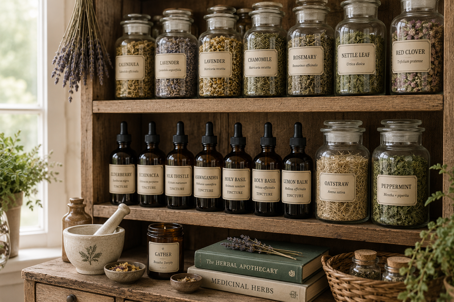 How to Start a Home Apothecary: 15 Herbs Every Beginner Should Know