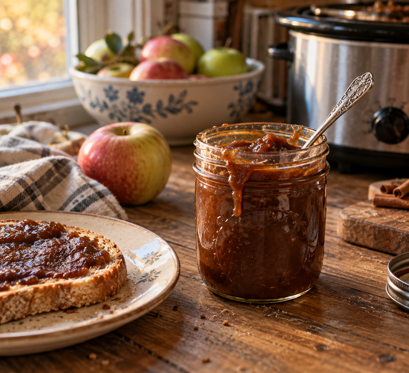 Easy Slow Cooker Apple Butter Recipe