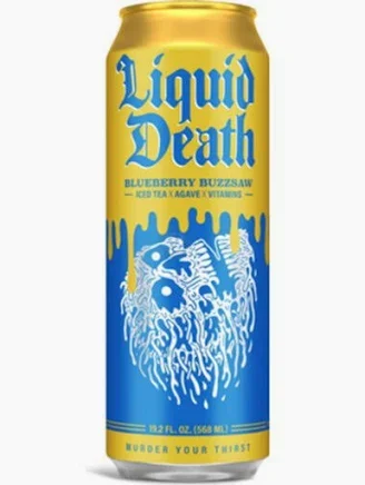 Liquid Death - Blueberry Buzzsaw