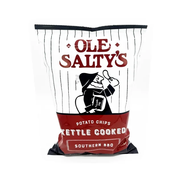 Ole Salty's Kettle Cooked Potato Chips - Southern BBQ