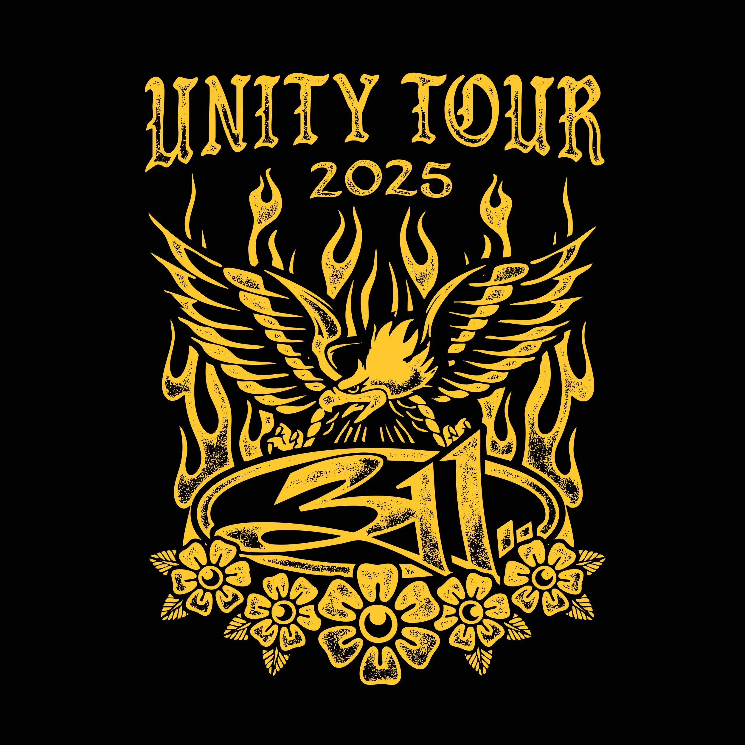 311 unity tour 2025 tattoo flash KOOZIE ART PRINT.jpg