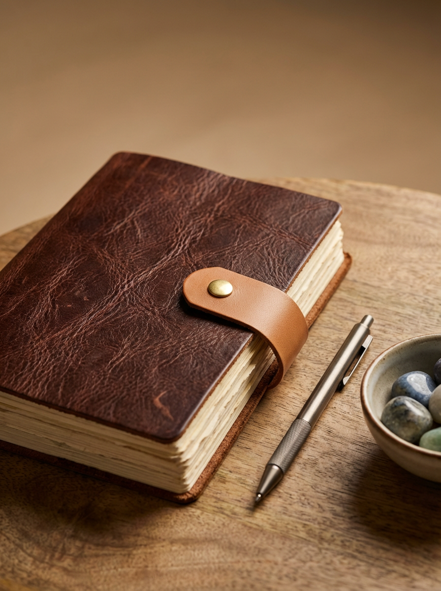 Leather Gratitude Journal
