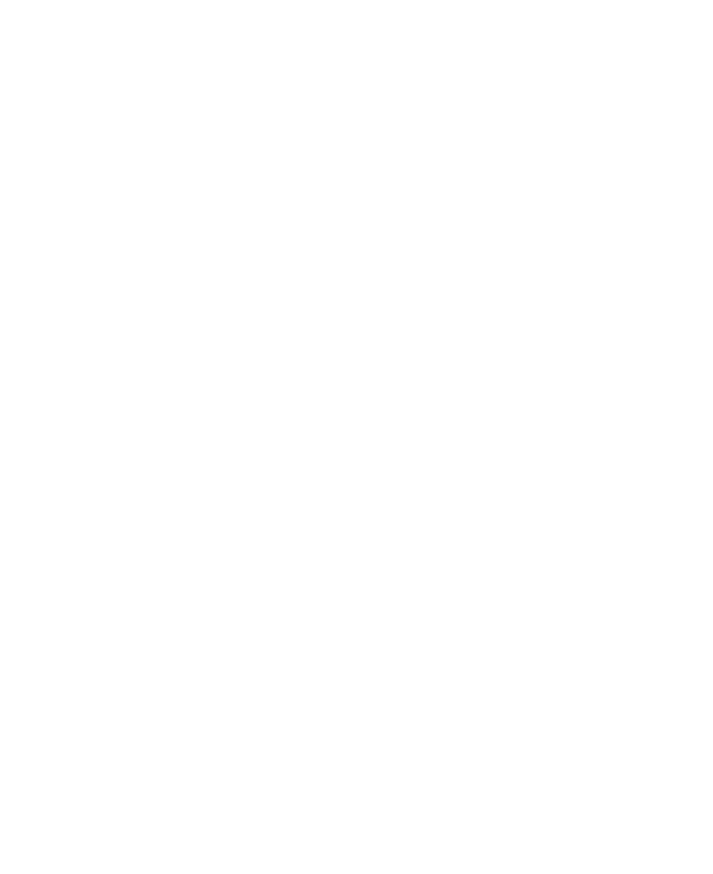 Black and white abstract graphic resembling a stylized letter 'D' with curved shapes and angular design elements.
