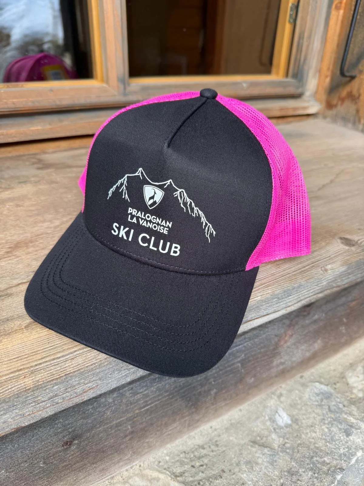 Casquette noir/rose