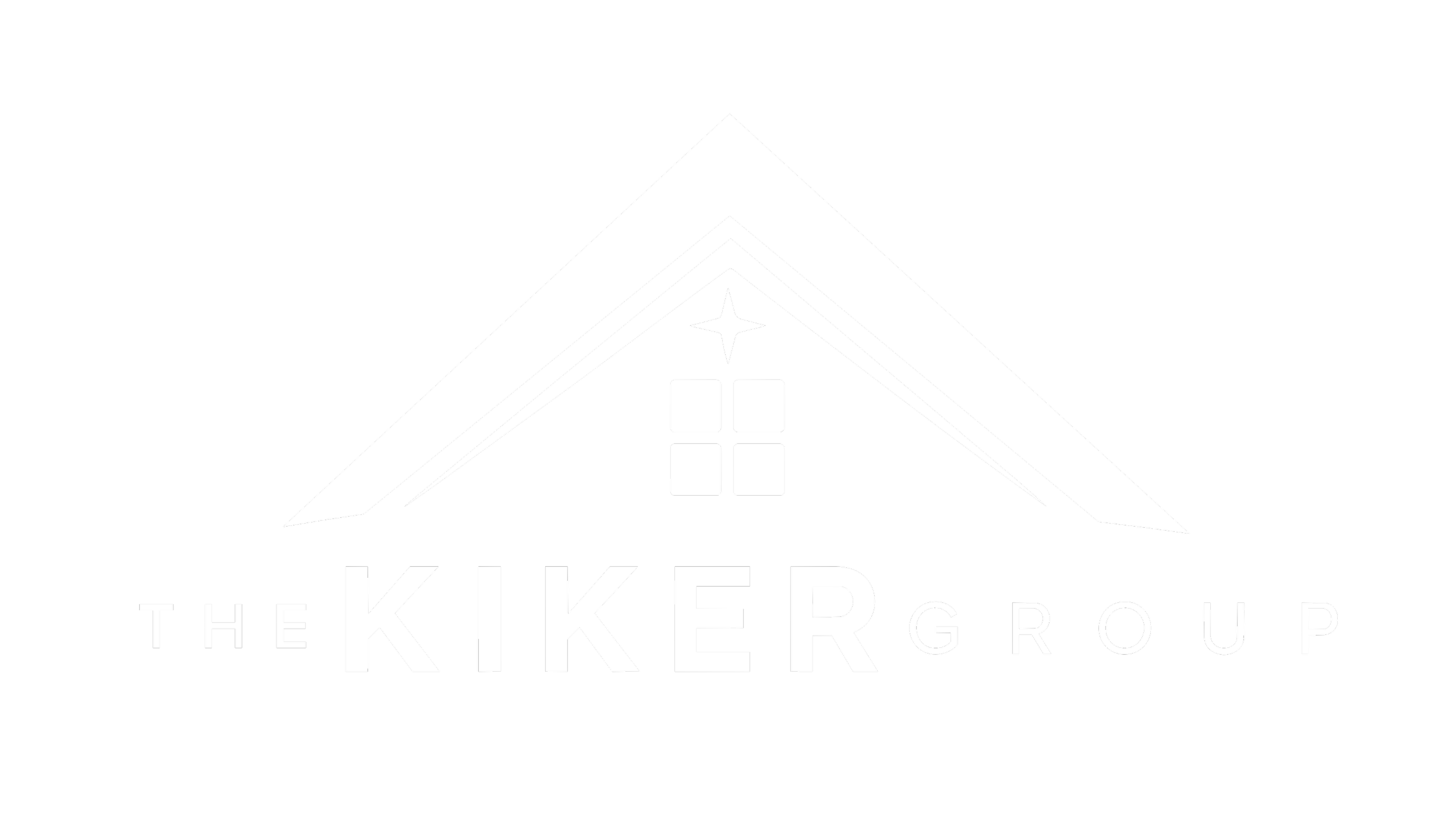 The Kiker Group logo in white