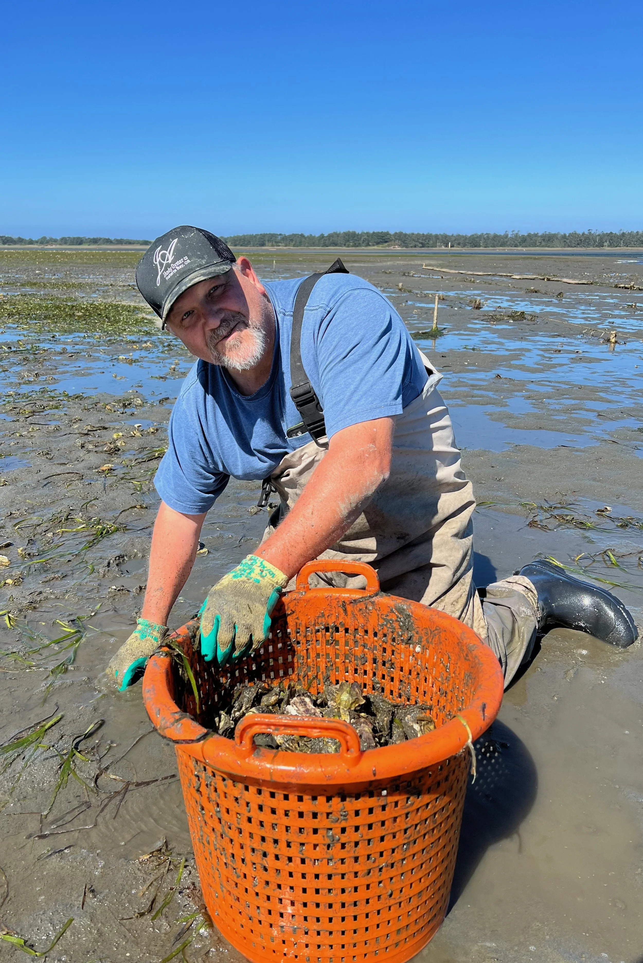 Oystering Netarts Bay, Oregon