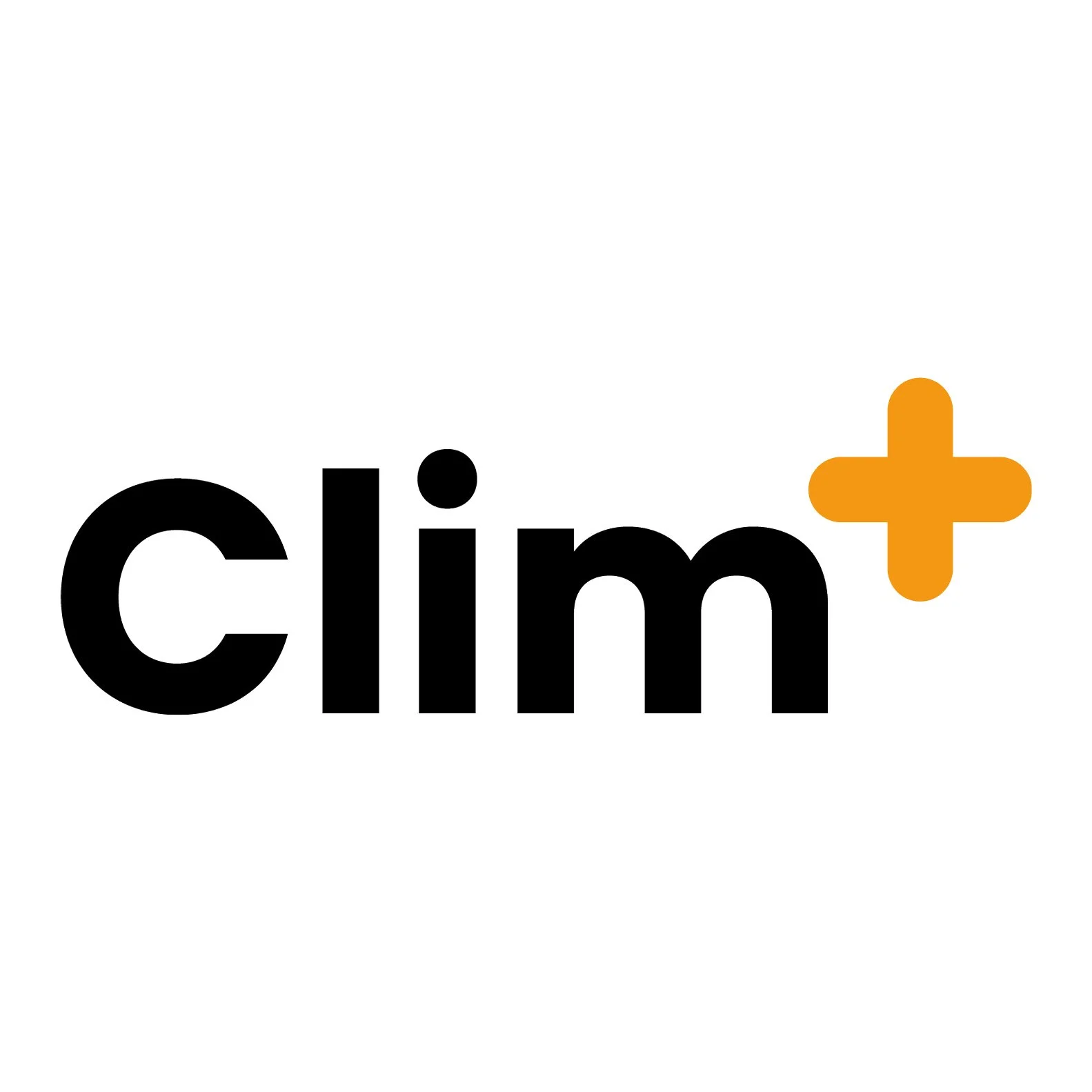 Logo avec le mot 'climb' en noir et un symbole plus orange à côté.