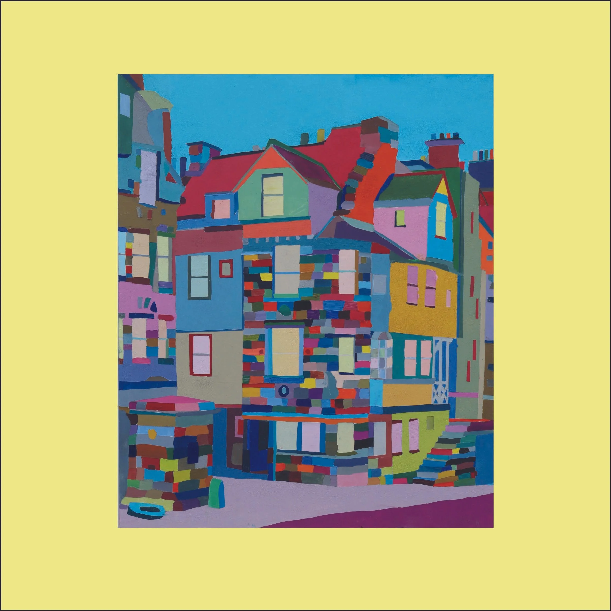 Original Art: John Knox House, Royal Mile, Edinburgh: .size 24  inches by 20 inches (61.0 × 50.8 cm)