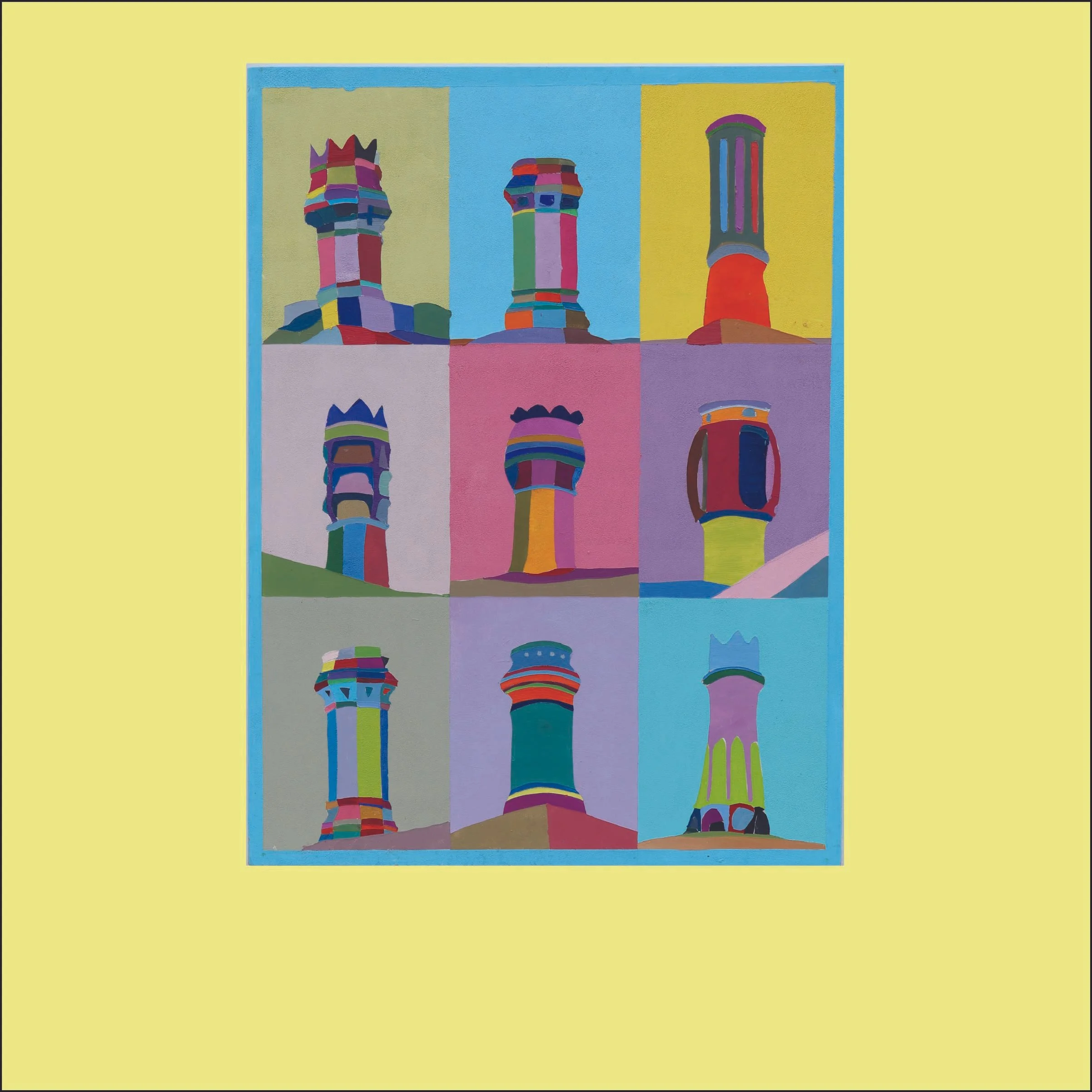 Original Art: Nine chimneys