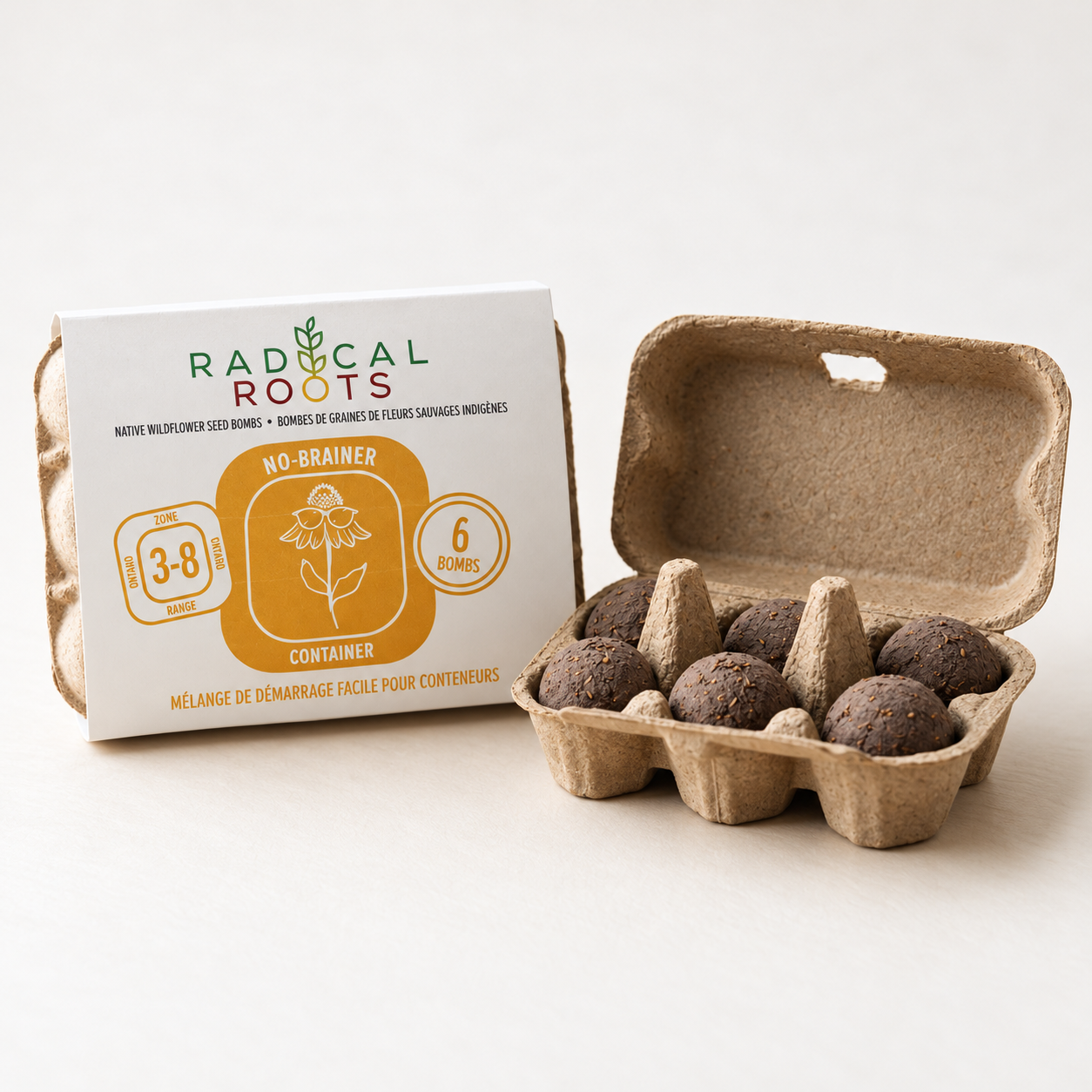 No-Brainer Container Wildflower Seed Bombs