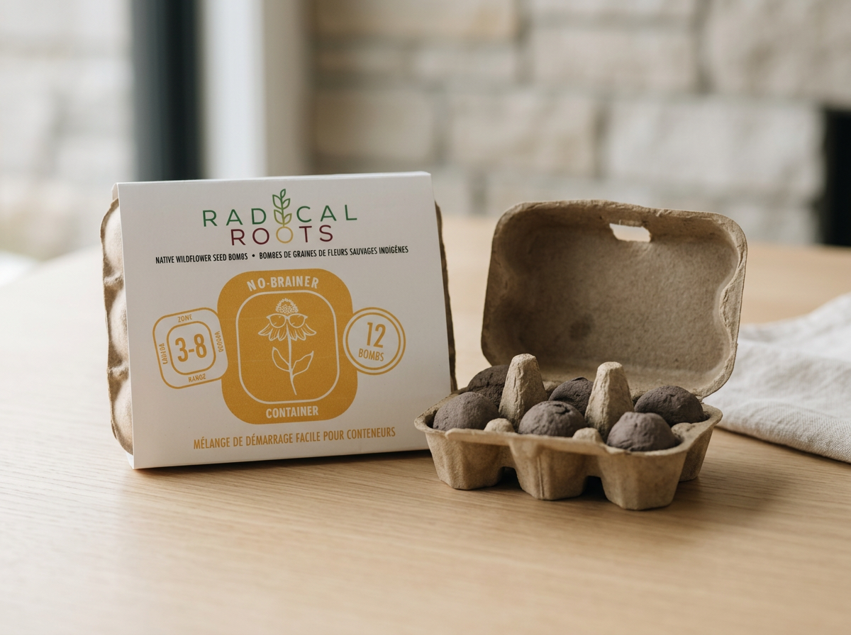 No-Brainer Container Wildflower Seed Bombs