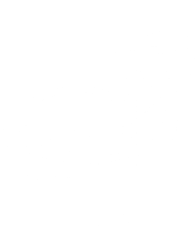 Simple line drawing of a burger and a soda drink with a straw, with the word 'Hunger' below.