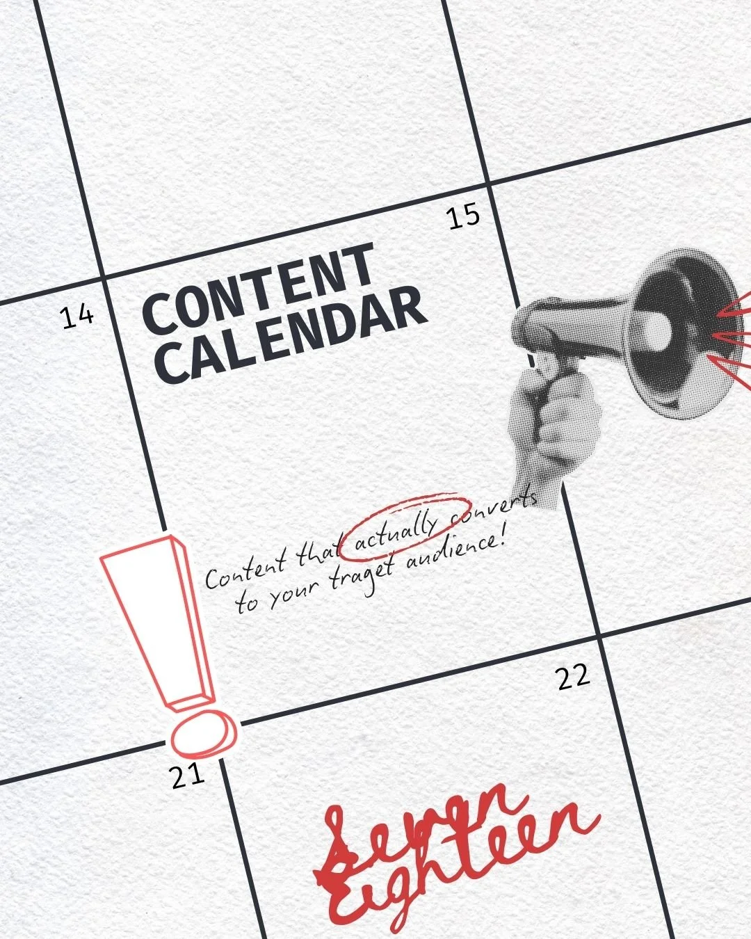 Monthly Content Calendar
