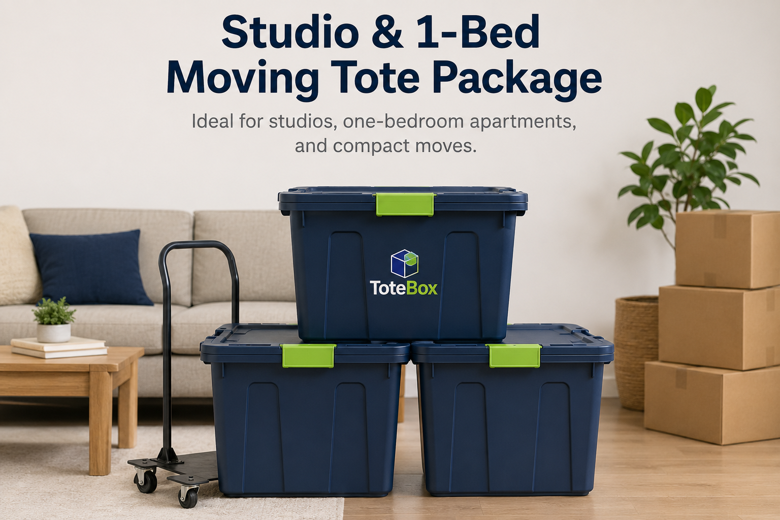 Studio & 1-Bed Moving Tote Package