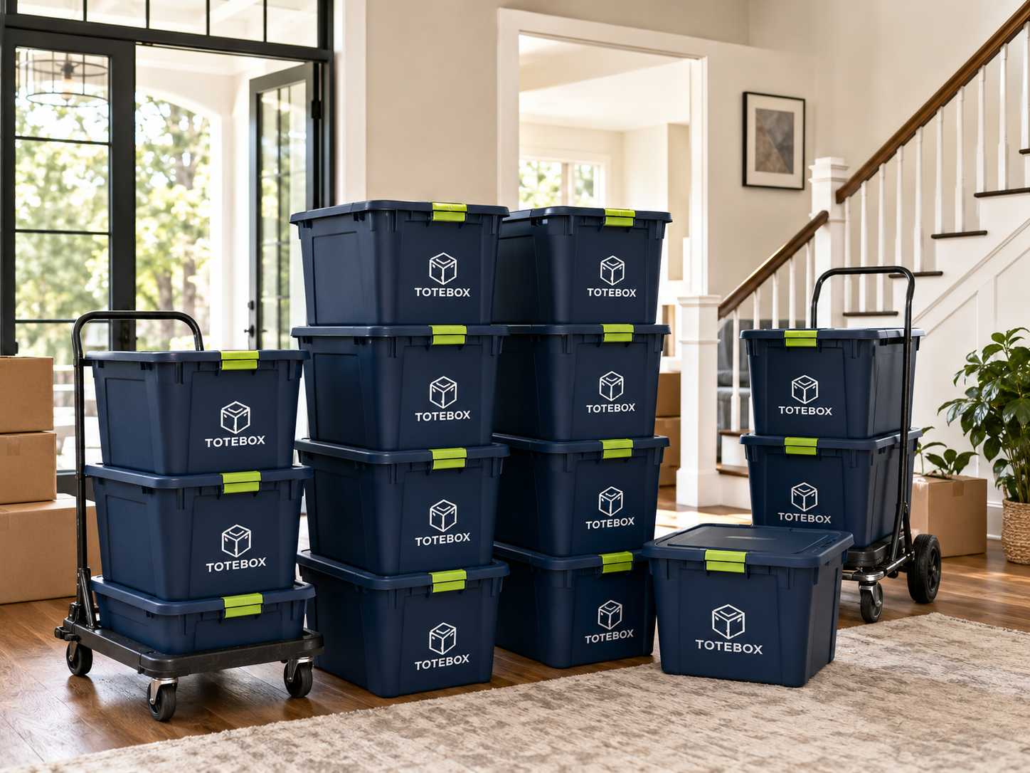 Large Home Moving Tote Package