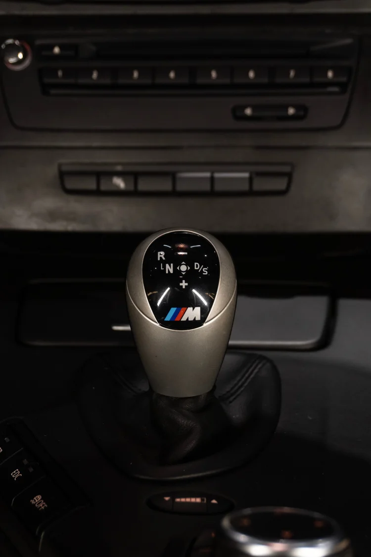 DCT gear selector detail shot