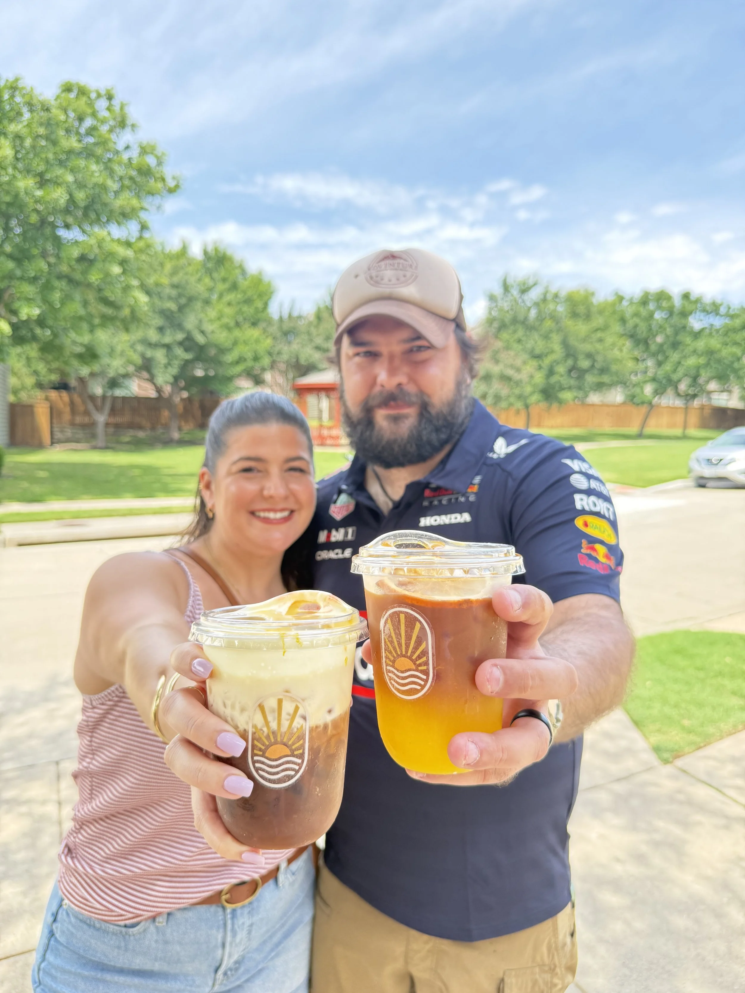 Unique coffee drink in Dallas