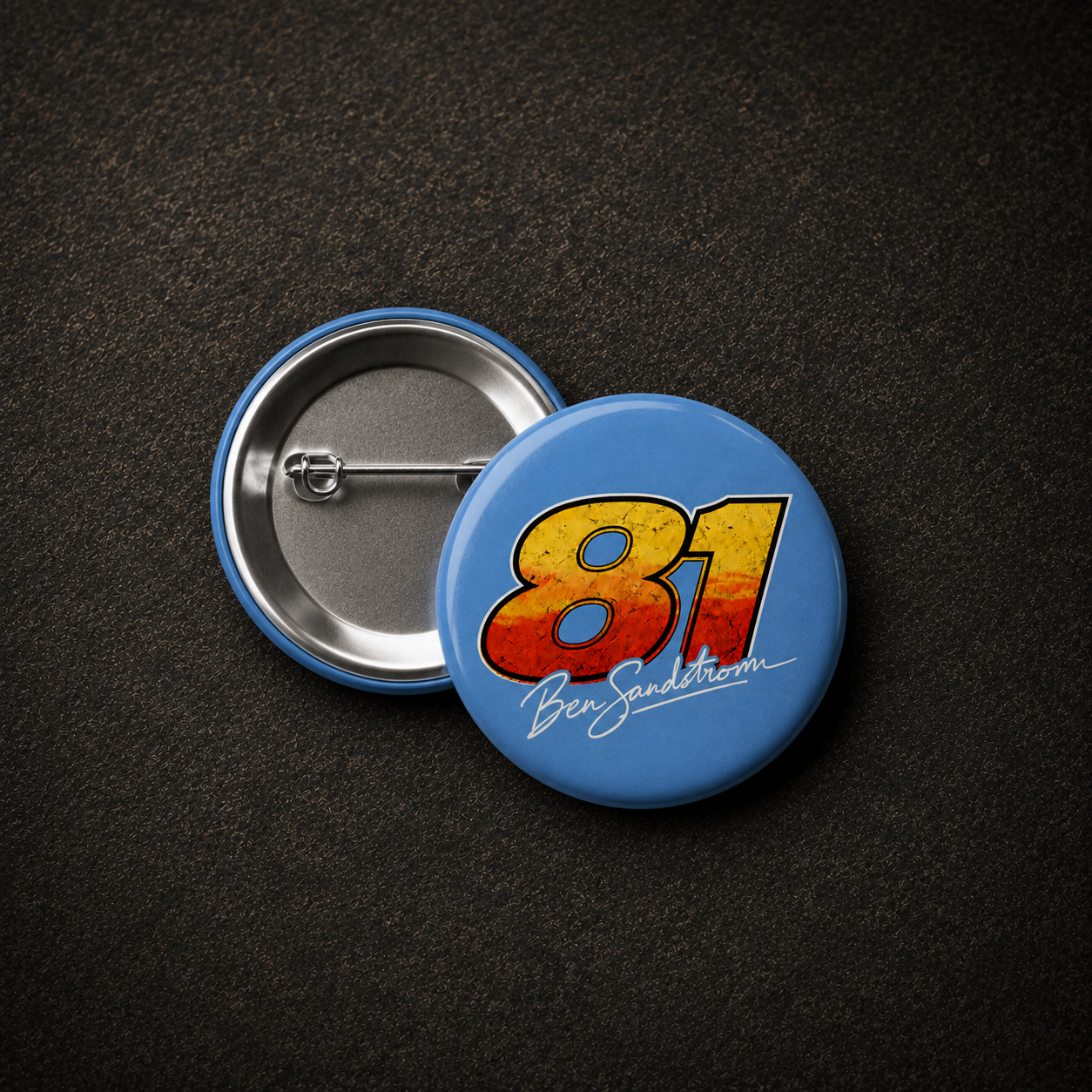 81 Button Pin