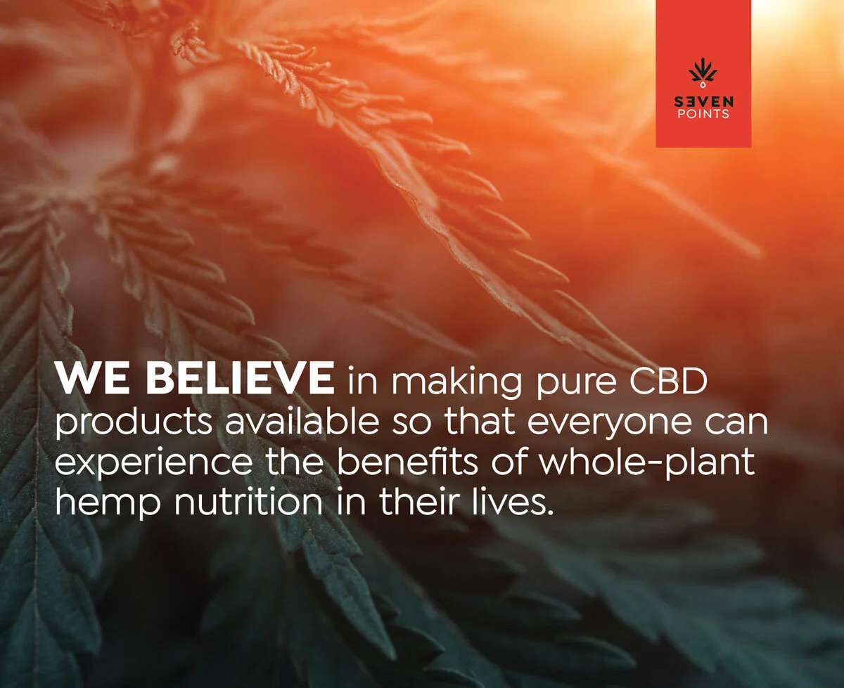 SEVEN POINTS CBD BRAND DESIGN