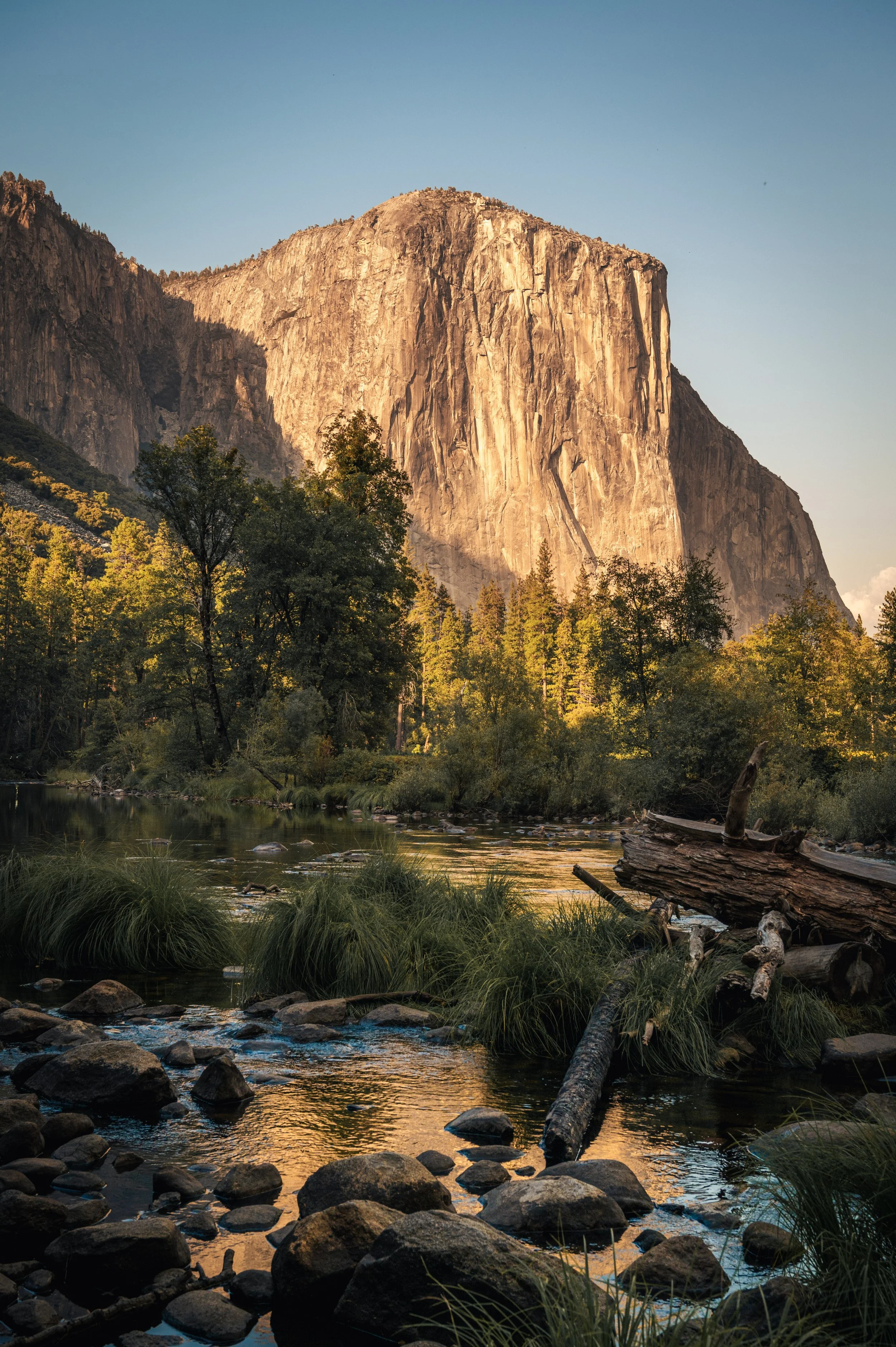 Backcountry photo of Yosemite’s El Capitan at sunset