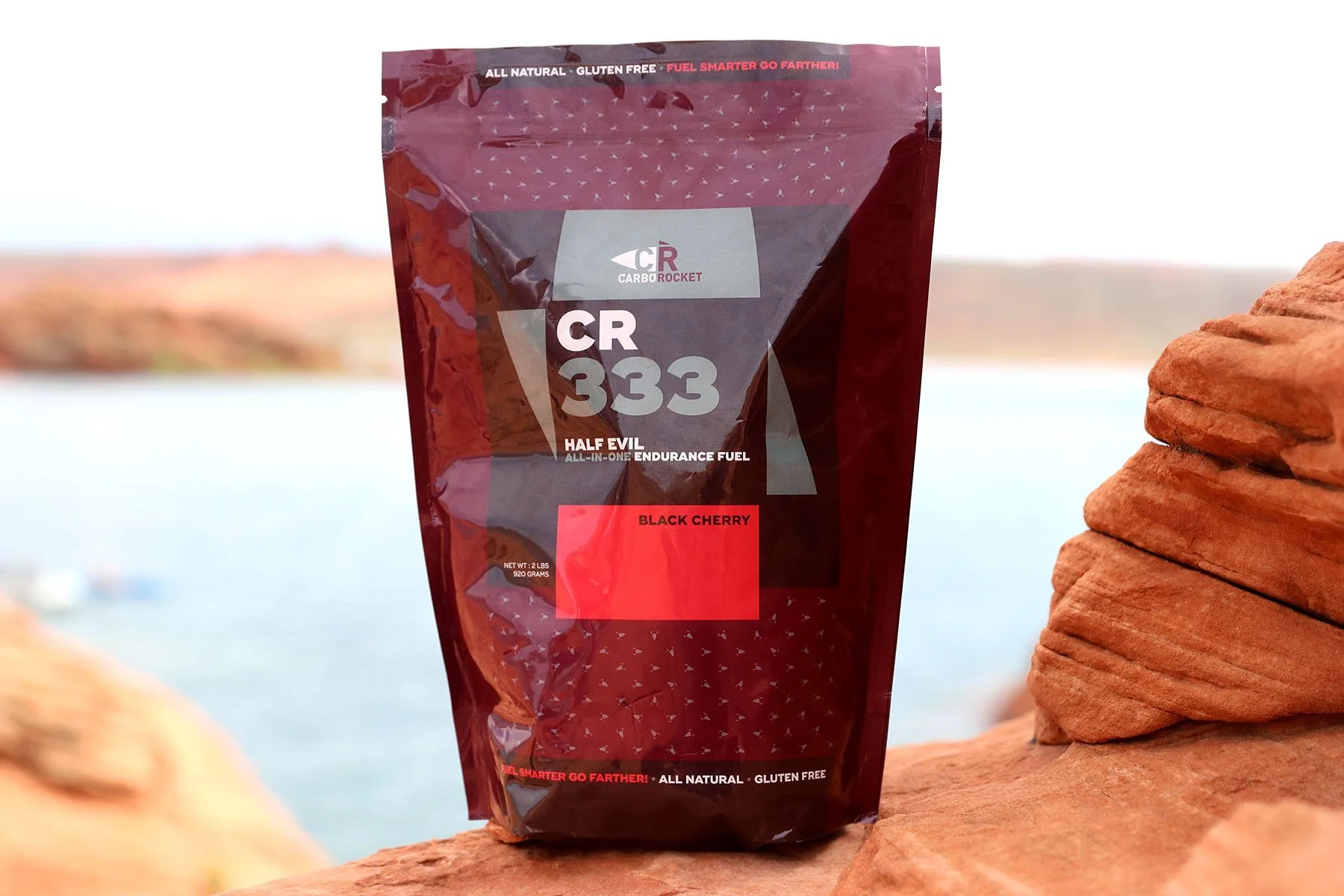 Black Cherry packaging design for CarboRocket