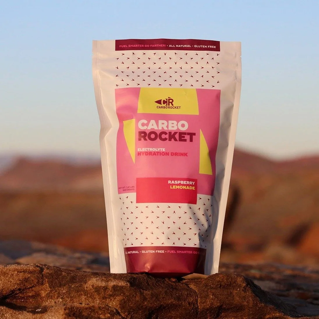 CarboRocket hydration drink custom printed packaging