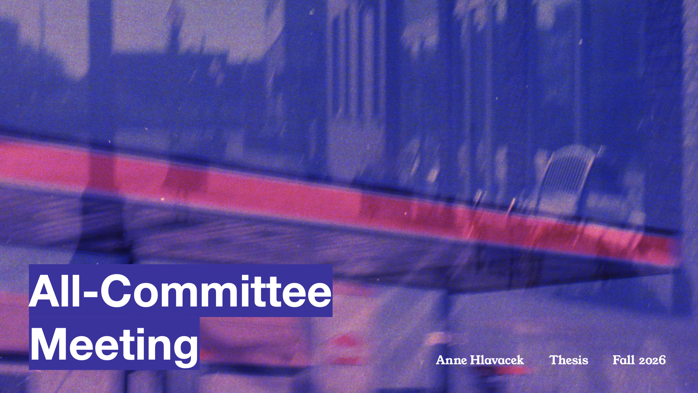 All-Committee Meeting presentation screenshot