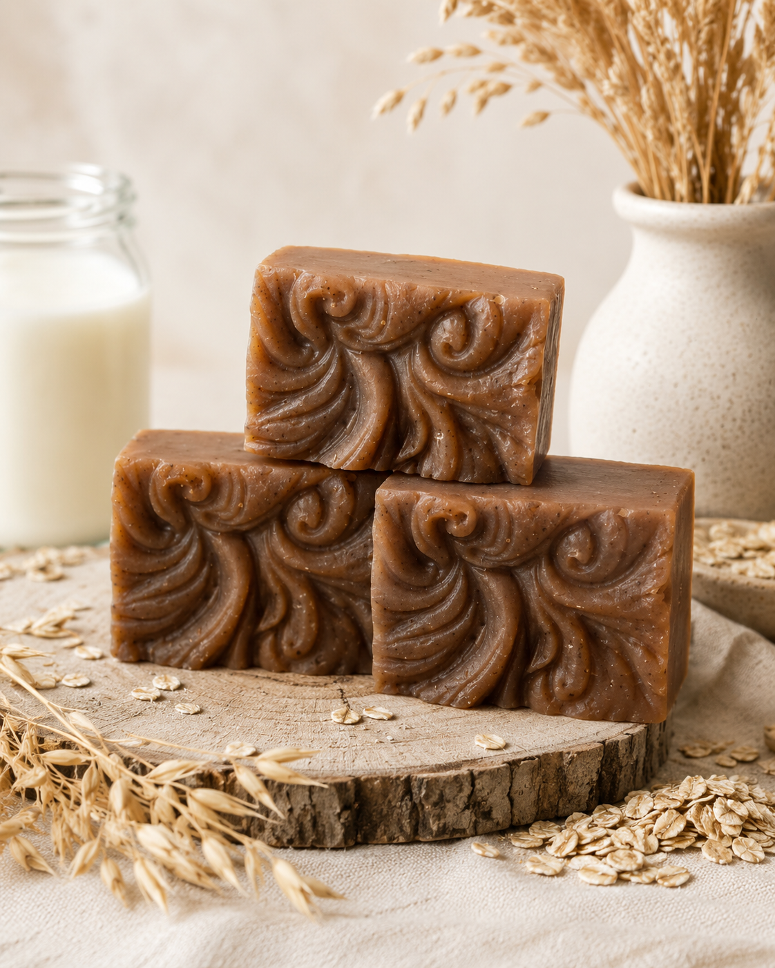 Chilled Milk Honey N' Oats Soap Bar