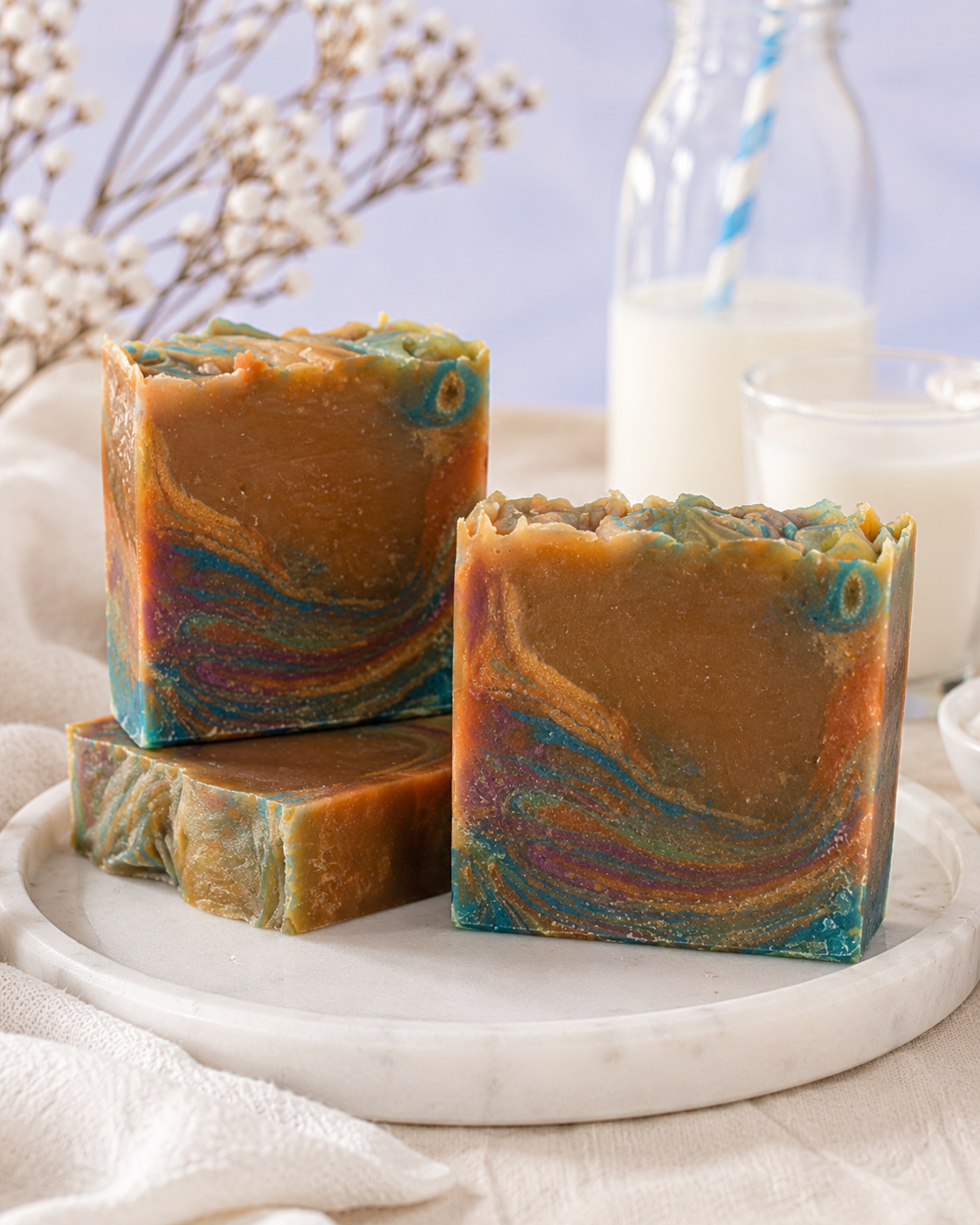 Milky Tie Dye Soap Bar