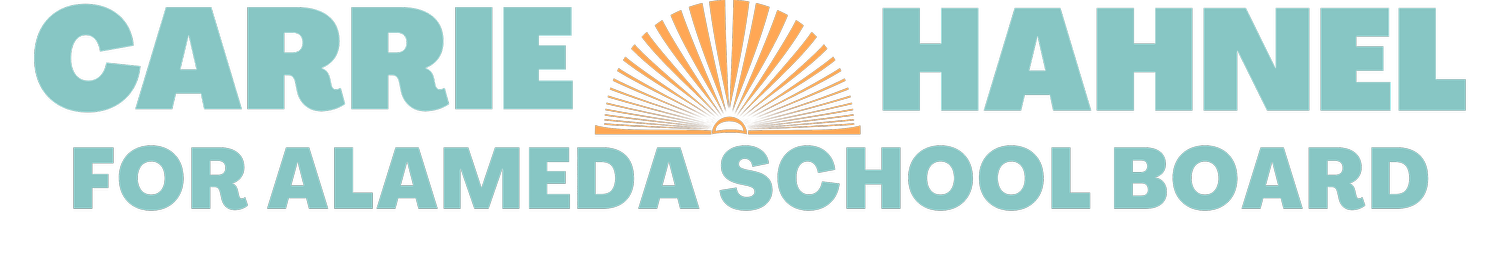 Vote Carrie Hahnel for Alameda School Board