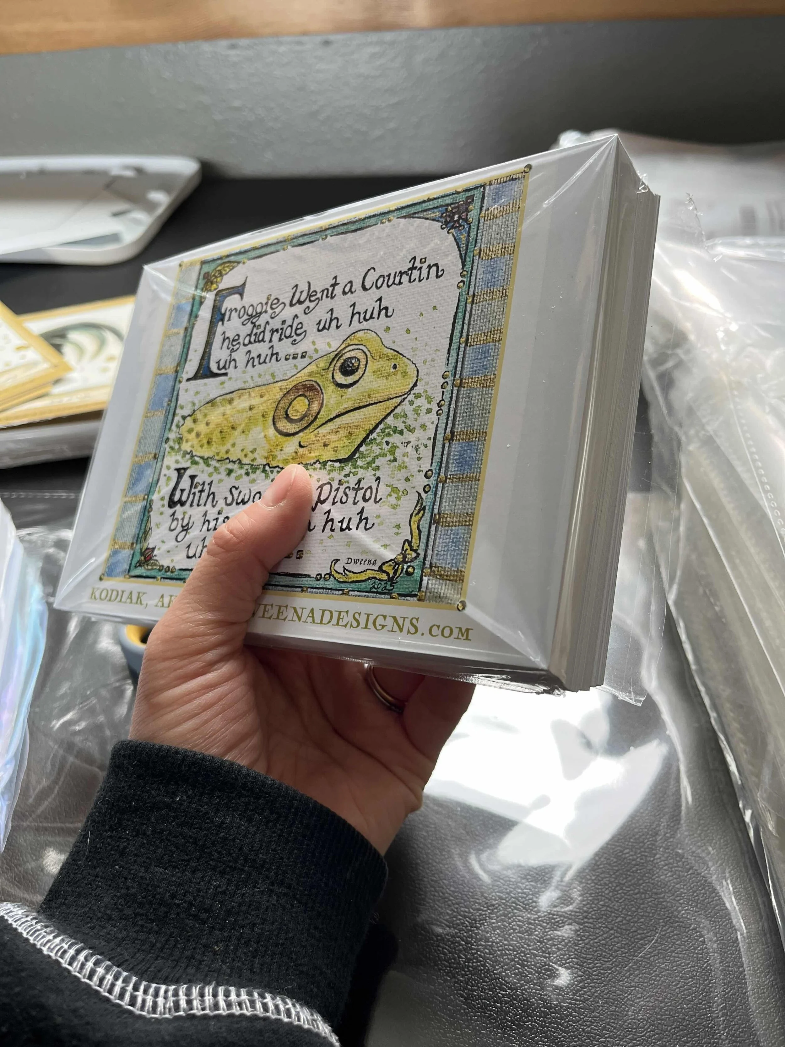 Frog Watercolor Print