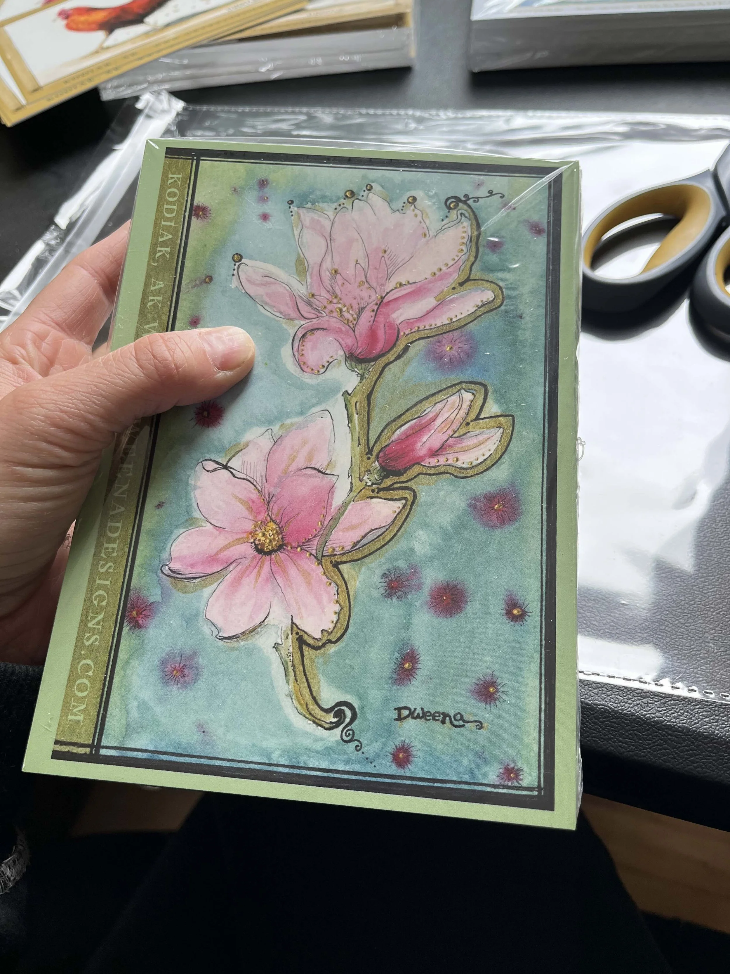 Magnolia Blossom Watercolor Art Print
