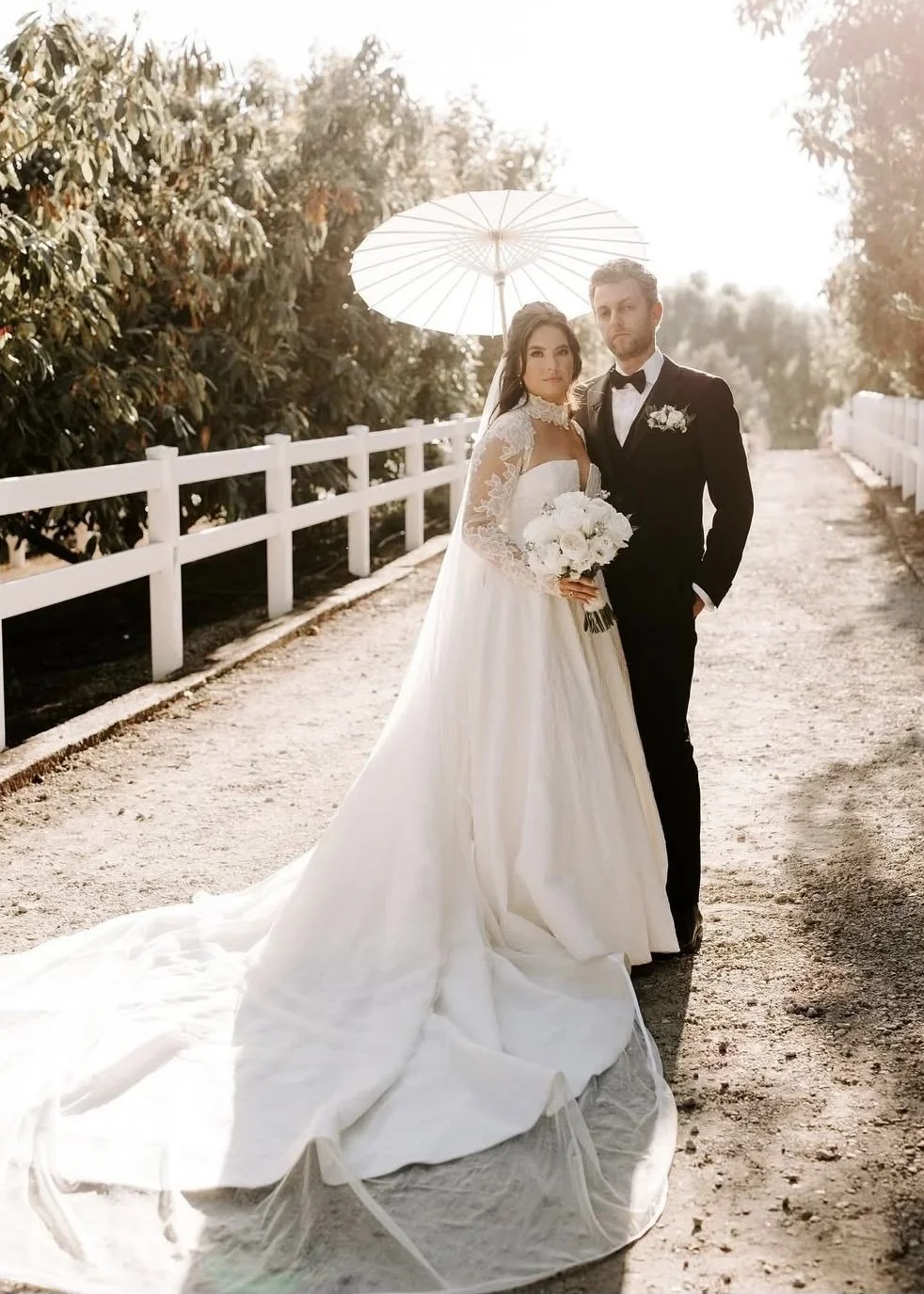 Owner of Ever After Bridal on her wedding day