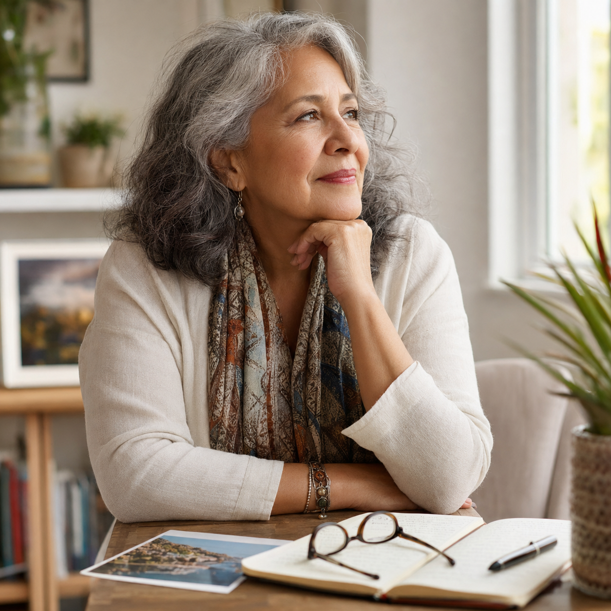 Retired adult reflecting on purpose and what comes next