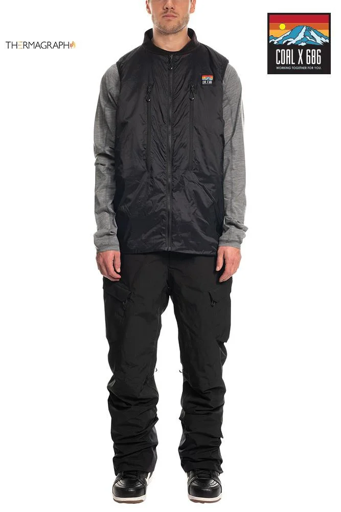 686 x Coal Collab Smarty Connection Vest-Bib