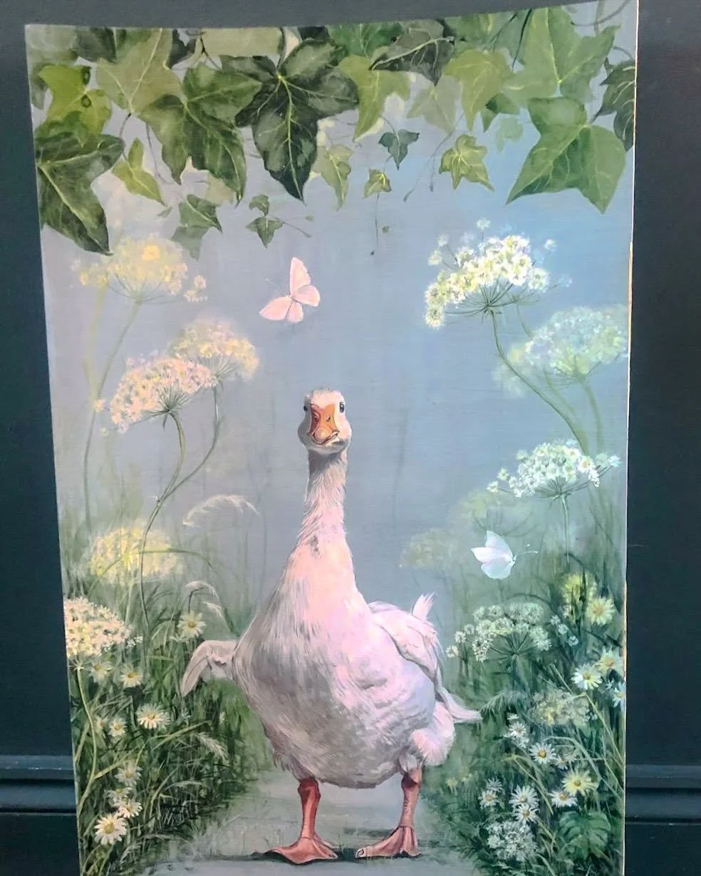Take a peek at my latest mural design, where a graceful goose wanders through a world of climbing ivy, delicate butterflies, and the wild beauty that inspired it all. 🦢🌿🦋✨

Every mural begins with an in-depth consultation to understand my client&r