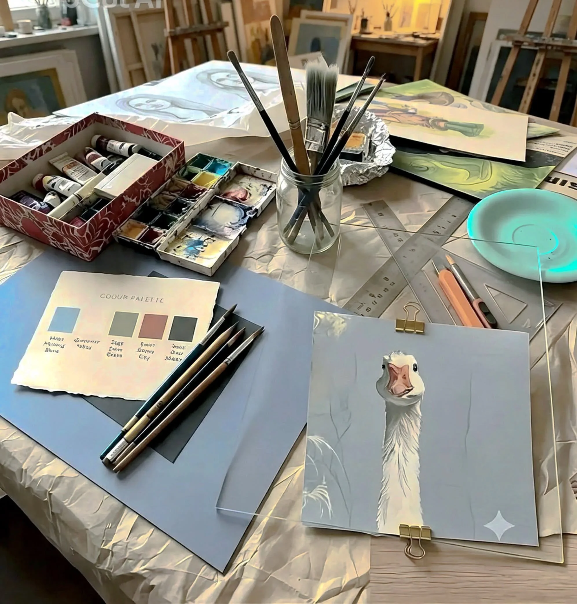 It all begins in the studio ✨

Every bespoke mural starts with an idea. From the initial client vision, I develop sketches, explore colour palettes, materials, textures and visual references, gradually shaping the concept into something unique to the