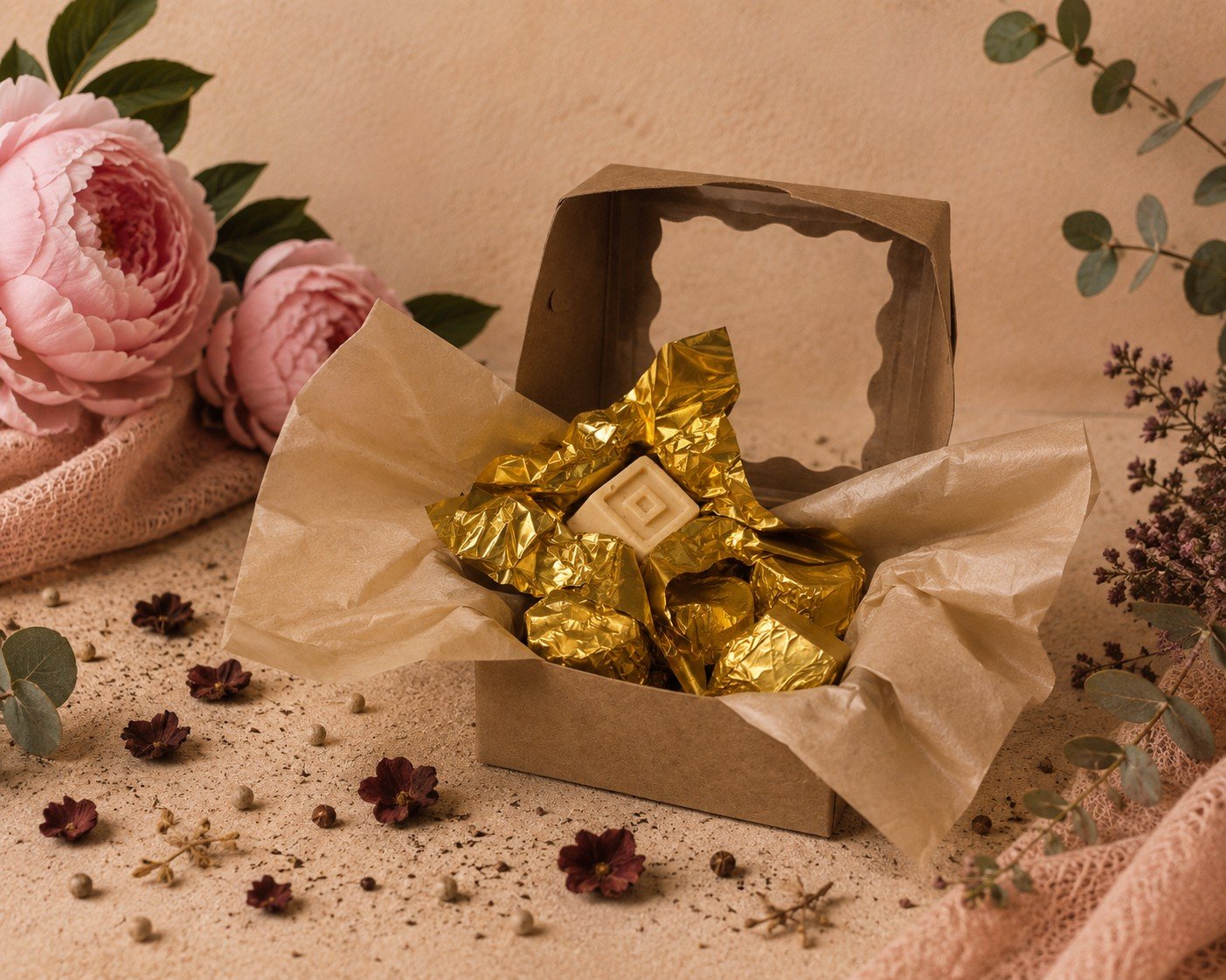Placenta Chocolate (White Chocolate & Peanut Butter Squares)