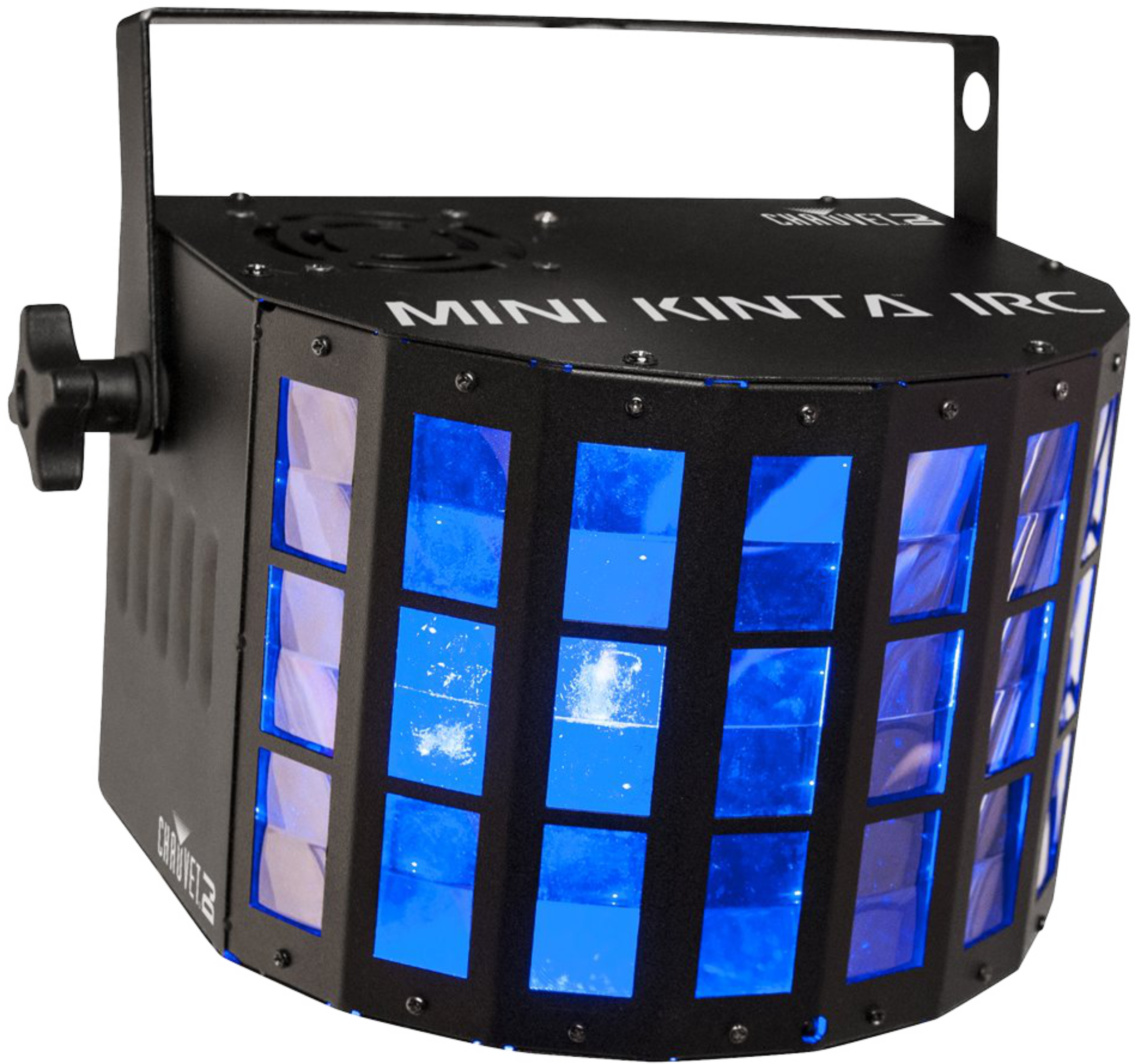 A dj light with the ability to produce "moon beams"