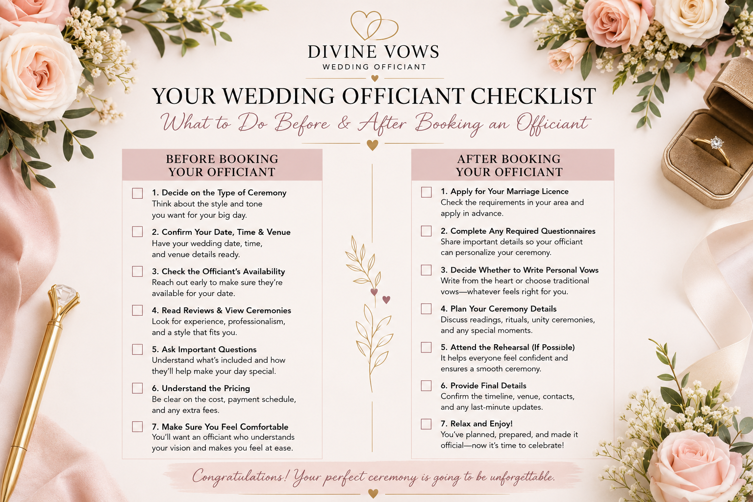 Wedding Checklist