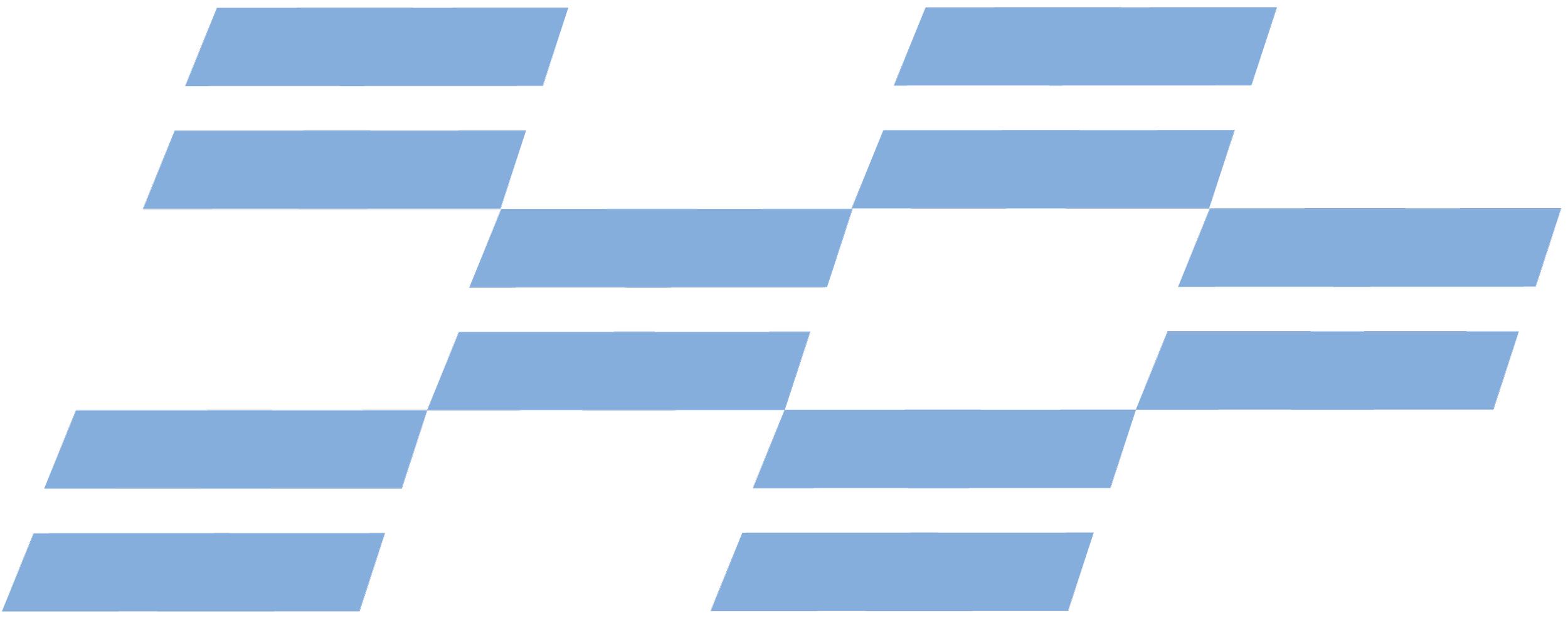 A digital schematic of a mechanical or electronic device with black lines and blue shaded areas outlining components.