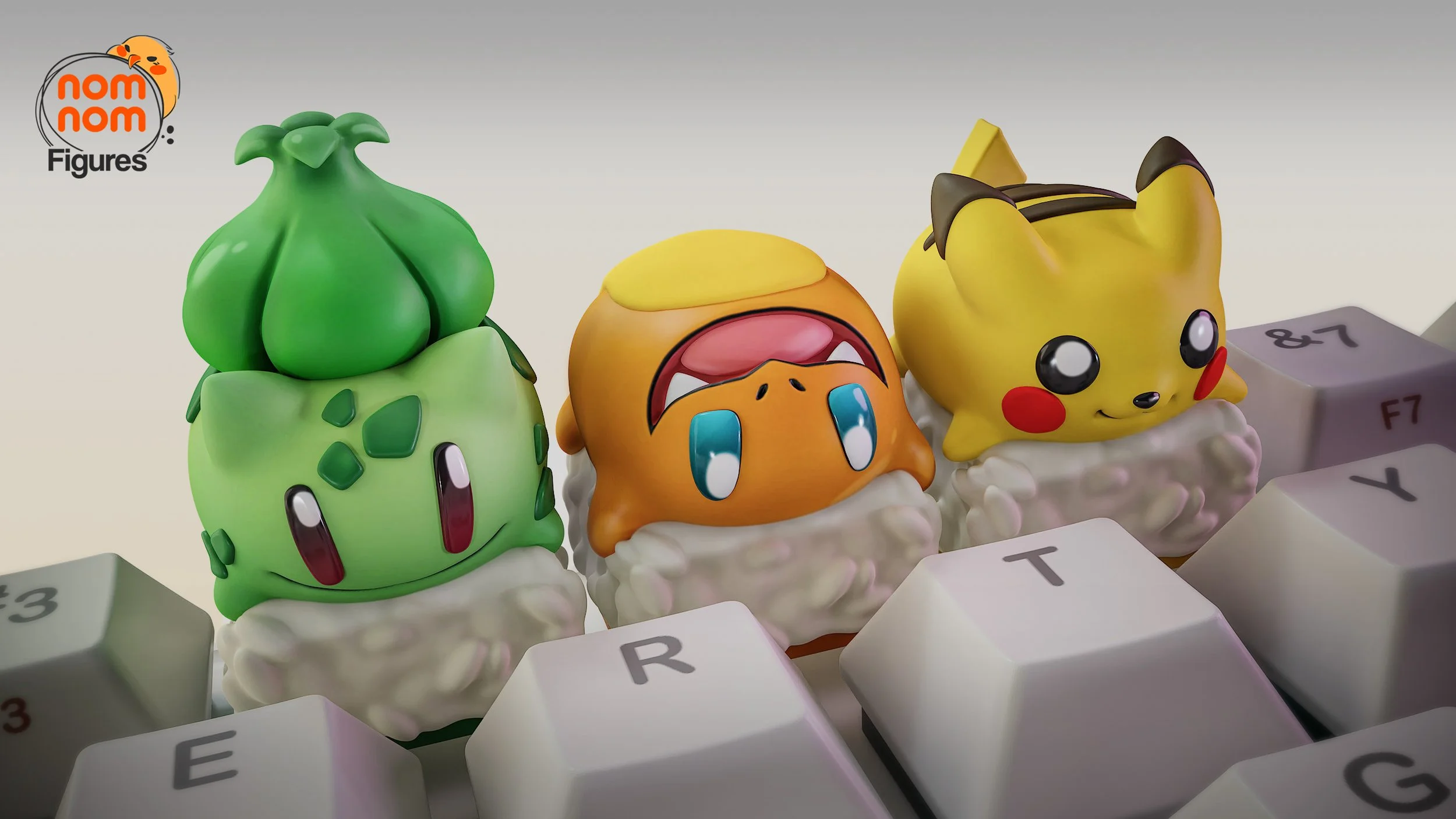 GS-0276 — Key Cap Pokemon Sushi
