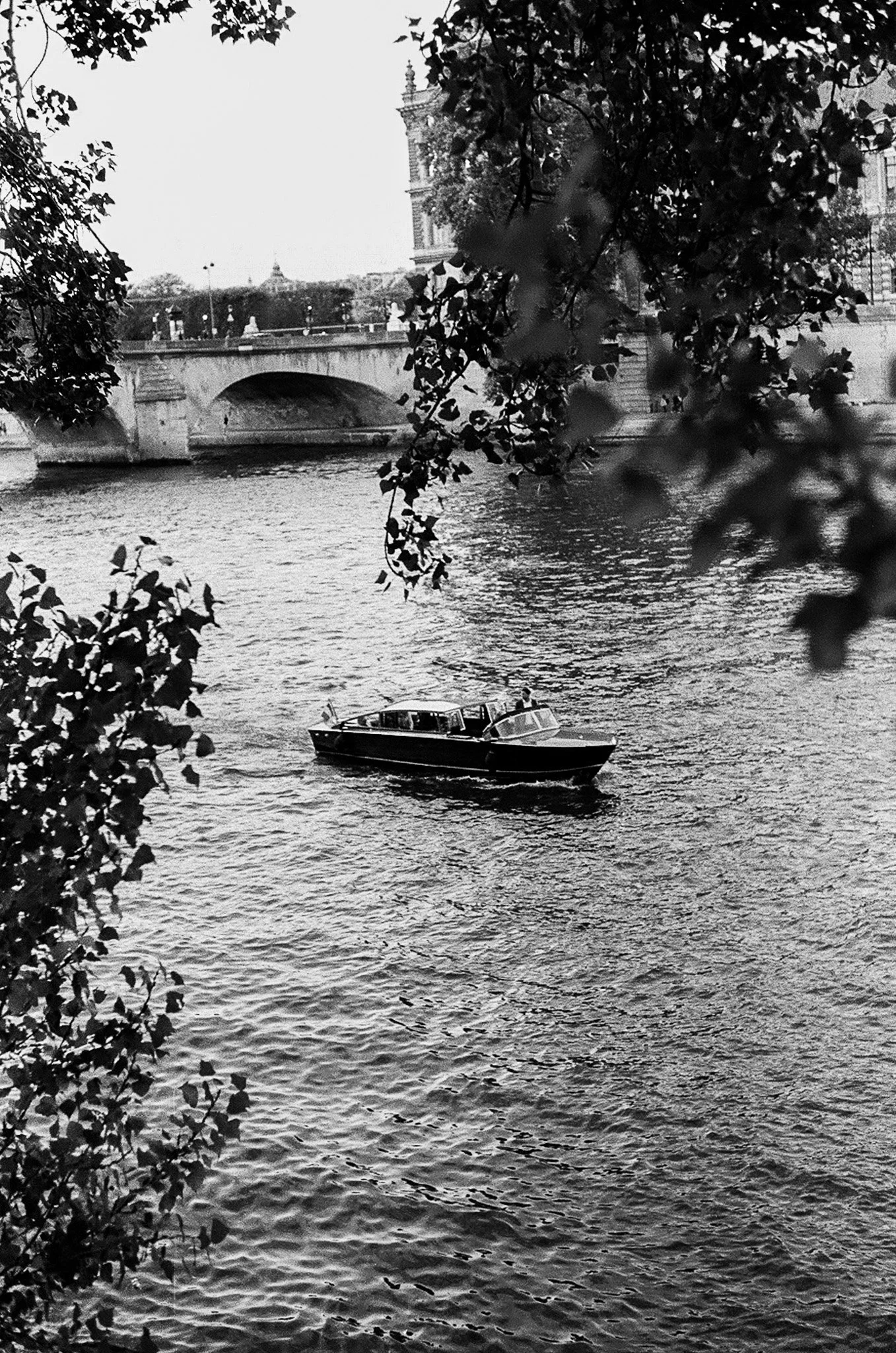 Boat on the Seine. Recommended maximum print size 8x12.